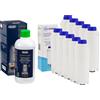 Kit manutenzione compatibile con De'Longhi - Filtro acqua (10 pz.) + decalcificante (500 ml)