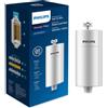 Philips Filtro per doccia (bianco) con 1 cartuccia compatibile con tutti i rubinetti e tubi.