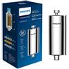 Philips Filtro per doccia (cromato) con 1 cartuccia compatibile con tutti i rubinetti e tubi