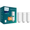 Philips Filtro acqua istantaneo (3 pz.) + addolcente Micro X-Clean AWP225S