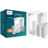 Philips Stazione dell'acqua istantanea Micro X-Clean + Filtri acqua Softening+ (3 pz.) AWP2980WHS3