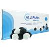 Aqualoon Sfere filtranti per piscina Duo (700g = 25kg di sabbia) | Bianco: ultrafiltrazione, Nero: anti-odori
