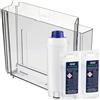 Kit manutenzione compatibile con De'Longhi - Serbatoio per acqua + Filtro acqua + Decalcificante
