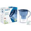 BRITA Caraffa filtrante 3.5L Marella XL Blu + Filtro MAXTRA PRO PURE PERFORMANCE 1051122