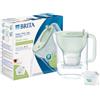 BRITA Caraffa filtrante 2.4L Style Eco Verde Polvere + Filtro MAXTRA PRO