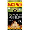 Cheminett Accendifuoco in lana di legno 1 kg - 100 % naturale