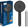 Philips Soffione Doccia con filtro nero ASH1516BK