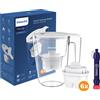 Kit di emergenza acqua potabile piccolo - Caraffa filtrante Philips + filtri per acqua Philips (6pz) + minifiltro per esterni