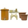 Ecofiltro Filtro acqua 5L Kit iniziale giallo - 4 anni di utilizzo