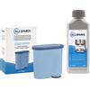 Kit manutenzione compatibile con Philips/Saeco - Filtro acqua + 250ml Decalcificante