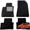 MTC Automotive Tappetini Renault Clio 5 dal 2019, Set 4 Pezzi Neri