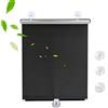 KGUDYS Tende oscuranti con ventose,anti-UV tenda avvolgibile di 30-75 cm di larghezza,frangisole automatici a scomparsa,senza forare,tende temporanee portatili per porte e finestre,Black-55x125cm/21.6x49in