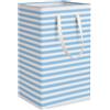 BUYMEO Store Buymeo - Cesto portabiancheria pieghevole, 72 l, impermeabile, con manici, borsa per la biancheria, pieghevole, portabiancheria pieghevole (1, blu)