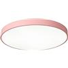 Generic Plafoniera LED Rotonda, Lampada da soffitto Moderna nordica per cameretta dei Bambini, Luce Rosa + Neutra, 30 cm, 18 W.