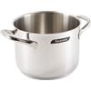 Barazzoni Chef Line Pentola, ø cm 28, capacità 11.8 litri, Made in Italy, Acciaio Inox 18/10, Induzione+Gas, Triplo fondo, PFAS free