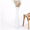 Leewadee Vaso da Terra Grande 65 cm Legno di Mango Pampas & Fiori Secchi