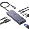 UGREEN Revodok Pro Hub USB C DisplayPort 7 in 1 Adattatore Ethernet Gigabit