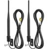 Eightwood Antenna WiFi 6dBi Dual Band 2.4GHz 5GHz Antenna WLAN Outdoor impermeabile con supporto + prolunga RP-SMA da 300 cm per router WLAN, amplificatore di segnale Gateway