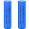 Generic Batterie Ricaricabili 18650 NiMH 3500mAh 3.7V Testa Piatta, 2 Pezzi ad Alta Capacità per Torcia LED, Fari, Ventole Mini, Auto RC e Dispositivi Elettronici