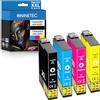 NINETEC Cartucce per Stampante Compatibile con Epson 603 XL Expression Home XP-2100 XP-2105 XP-2150 XP-3100 XP-3105 XP-3155 XP-3150 XP-4100 XP-4105 XP-4155 XP-4150 per Workforce WF-2810 WF-2850dwf