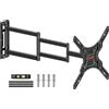 ELIVED Supporto TV a parete a braccio lungo Supporto TV angolare per la maggior parte dei televisori da 26 a 65 pollici con braccio di estensione da 950 mm VESA 400x400 mm fino a 35 kg EV3018