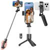 ORICO Treppiede Portatile Bastone Selfie, Asta Retrattile 69 cm, Rotazione a 360°, Telecomando Rimovibile, Compatibile con iPhone, Samsung e Huawei