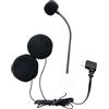 Generico Altoparlante per Casco Moto - Kit Microfono Interfono per Moto Con Struttura Impermeabile, Uscita Stereo Doppio Altoparlante, Tecnologia Di Riduzione Del Rumore, Attrezzatura Audio Compatibile Con Mez