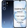 realme P4X Smartphone Gaming Batteria 7500mAh 45W Ricarica Rapida Display 6.8 120Hz (8+16) GB RAM 128GB ROM, Blue