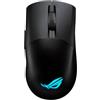 ASUS ROG KERIS WIRELESS AIMPOINT, Mouse da Gaming Senza Fili, Nero | Super Leggero, 36K DPI, Tripla Connettività, 2.4 GHz, Bluetootha a Bassa Latenza, USB, Batteria a Lunga Durata, RGB Aura Sync