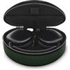WOOLNUT Custodia in pelle per AirPods Max: vestibilità su misura, magnete per modalità a bassa potenza, ricarica interna, esterno in pelle pieno fiore, interno in microfibra super morbida, cerniera in