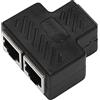 Zerthaus 2 Porta Rj45 Splitter Adapter Rete Lan Extender Ethernet Connettore Spina