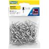 Rapid 100 Rivetti Alluminio Ø4x8mm per Metallo e Plastica