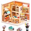 Rolife Super Creator Modellismo Casa in Miniatura da Costruire Kit di Modellini Fai da te Per Adulti Kit di Costruzione Scatola Espositiva Impilabile Senza Colla (Furry Friends' Home)