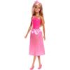 Barbie Royal Fashion Doll con capelli biondi, gonna rimovibile e accessori, tema farfalla rosa