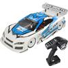 Serpent 1:10 4WD Brushless Touring RC auto elettrica RTR, fibra di carbonio e parti in alluminio CNC, veicolo da corsa ad alta velocità, blu (batteria e caricabatterie non inclusi)
