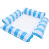 Generico Poltrona Galleggiante Gonfiabile per Piscina Design a 4 Tubi, Materiale Pvc e Nylon Resistente, Comoda e Pieghevole per Relax in Acqua