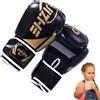 Generico Guantoni da boxe per bambini, Guantoni da boxe Pelle PU Assorbimento degli | Kickboxing Per palestra, allenamento indoor, allenamento, sacco da boxe, esercizi fitness, ca