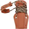 KOCKSHION Corda per Archetto Ricurvo e Longbow in Pelle e Nylon | 1 Pezzo, Impugnature Flessibili ed Ergonomiche, Colore Marrone, Uso Professionale per Atleti