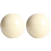 Generic Palline da Biliardo Bianche Rotondità Professionale Stecca Standard per Allenamento 2 Pezzi per Sale Giochi, Bar e Materiale in Resina per Esercizi Ricreativi