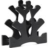 MUHVWM Supporto per manubri a 3 livelli Staffa per manubri Supporto per riporre pesi a mano Torre Accessori da palestra Piccolo Rack Mensole Display