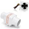 YUKERMARB Ventilatore in Linea da 3 Pollici per Yacht Caravan | Aeratore di sentina marino CC 12 V, 130 CFM, 3800 LPM, con funzionamento silenzioso e forte ventilazione