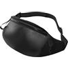 kkvhhyuo Marsupio in pelle bovina nera e bianca con stampa, regolabile, per sport, viaggi, vacanze, per uomo e donna, Nero e Oro Donne, One Size, Organizer per borse