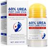 OSNCG Stick per la cura dei piedi con urea al 60% - Trattamento per talloni screpolati e calli, balsamo esfoliante con acido salicilico al 2%, crema idratante a rapido assorbimento per piedi secchi