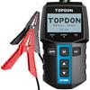 TOPDON Tester batteria auto BT100, 12 V 100-2000 CCA Tester Batterie sistema di ricarica, analizzatore professionale per auto, camion, jeep, SUV, barche