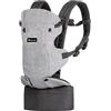 Bebeconfort Go4 Marsupio Ergonomico per neonati, 4 posizioni: fronte mamma e fronte strada, Schiena e Laterale, per bambini dalla nascita fino-15kg, Colore Black Chic (grigio scuro)