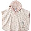 Sterntaler Poncho da bagno con asino Emmi Girl, adatto dalla nascita, poncho in cotone assorbente da infilare facilmente, con graziosa applicazione, rosa chiaro, 50 x 70 x 0,5 cm