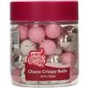 FunCakes Choco Crispy Balls Girly Glam - Perles di Cioccolato, Ottime per decorare torte, cupcake, biscotti, crostate e molto altro - Decorazione per torte - 130g