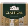 Ahmad Tea, Classical Selection - I Classici Tè Inglesi dal Ceylon, all'English Breakfast in 6 Gusti Diversi - Cofanetto con 6 Confezioni da 10 Bustine