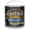 Hammerite Superia smalto metallo antiruggine interno e esterno, Opaco Nero, 2.5 L