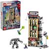 LEGO | Marvel Spider-Man vs. Mysterio: il Daily Bugle - Giocattolo dei Supereroi con Action Figure Mech e 7 Minifigure - Regalo di Compleanno per Bambini da 10 Anni in Su e Fan dei Film - 76342